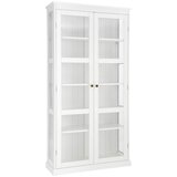 Ellos Home Bijela vitrina od MDF-a 98x193x34 cm Wilma – Cijene