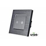 Wise Wifi pametni prekidač za roletne/zavese, aluminijumski panel crni WR0013 Cene