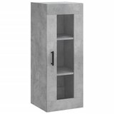  Visoka komoda siva betona 34,5x34x180 cm od konstruiranog drva | shoptok.hr