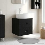  Umivaonik s policom Crni hrast 49,5 x 44,5 x 65 cm | shoptok.hr