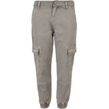 Urban Classics Kids Boys Washed Cargo Twill Jogging Pants grey | shoptok.hr