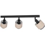 Eglo 43658 - Zidno svetlo ROSLEY, 3x E14 (maks. 40 W), 230 V, crna/bež | Eponuda.com