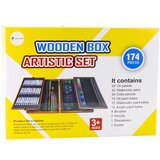  Large Professional Painting Set in a wooden carrying case 174 pieces | shoptok.hr