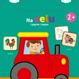 knjiga Zalijepi i oboji - Na selu 2+ zelena