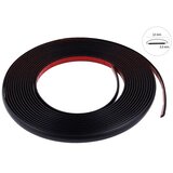Carmotion Ukrasna lajsna, 8 m x 12 mm, Mat crna Cene