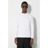 Carhartt WIP Pamučna majica dugih rukava Longsleeve Chase T-Shirt boja: bijela, bez uzorka, I026392.00RXX