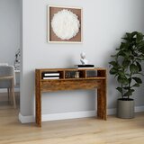  Konzolni stol dimljeni hrast 105x30x80 cm od konstruiranog drva | Eponuda.ba