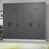 Hanah home kale - 5240 anthracite wardrobe | ePonuda.com