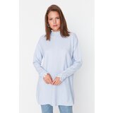 Trendyol Light Blue Sleeves Pearl Detailed Knitwear Sweater | Shoptok.si