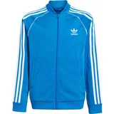 Adidas Prehodna jakna 'Adicolor Sst' modra / bela