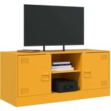 vidaXL TV omarica gorčično rumena 99x39x44 cm jeklo | Shoptok.si
