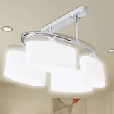  Stropna lampa staklenim abažurima u obliku elipsoida 4 E14 žarulje | shoptok.hr