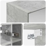 Kopalniška ogledalna omara Betonsko siva 60 x 14,5 x 50 cm, (5000233223) | Shoptok.si