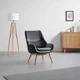 Bessagi Home fotelj felia, siv, žamet