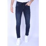 True Rise Kavbojke slim 146969063 Modra | Shoptok.si