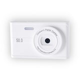 INF Mini digitalni fotoaparat s sprednjo in zadnjo dvojno lečo ter vgrajenim zaslonom — prenosni začetniški model s podporo MicroSD do 512 GB Bela, (5000235287) | Shoptok.si