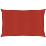  Senčno jadro 160 g/m² rdeče 6x8 m HDPE | Shoptok.si