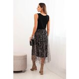Kesi Włoski Women's set with a wool sweater and a viscose dress black | Shoptok.si