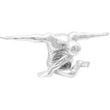  Skulptura Srebrno 91,5 x 32 x 33 cm Aluminij Cijene