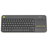 Logitech K400 Plus bežična tastatura sa touchpadom, YU, crna Cene
