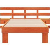  Krevetna konstrukcija s ladicama s uzglavljem Voštano smeđa 90 x 190 cm | shoptok.hr