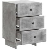  Noćni ormar Betonska siva 43 x 41 x 66,5 cm Konstruirano drvo | shoptok.hr