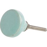 Tranquillo Okrogel pohištveni gumb - turquoise Cene