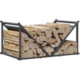  Stalak za drva antracit 70x43x34,5 cm hladno valjani čelik | shoptok.hr