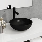 vidaXL Umivaonik od kaljenog stakla 35 x 12 cm crni cijene