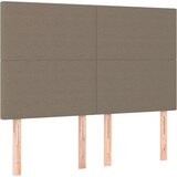  Box spring postelja z vzmetnico LED taupe 140x190 cm blago, (20901667) | Shoptok.si