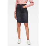 G-star Skirt - Lynn Slim Skirt Black-Grey Cene