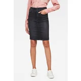 G-star Skirt - Lynn Slim Skirt Black-Grey