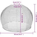  Sjenilo za stropnu svjetiljku Ø 36 x 26 cm od željeza i papira | Eponuda.com