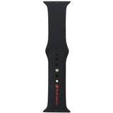 Audi PAŠEK SPORT RED LOGO ZA APPLE WATCH 44 45 46 49MM ČRN SILIKON, (5000087642) | Shoptok.si