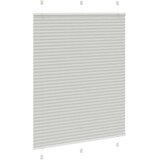 vidaXL Plisirana žaluzija svetlo siva 105x100 cm Širina tkanine | Shoptok.si