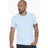 Dewberry T8569 BICYCLE COLLAR MEN'S T-SHIRT-BLUE