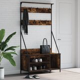 vidaXL Stalak za odjeću i cipele boja hrasta 100x41x184 cm Cijene