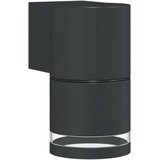 vidaXL Zunanja stenska svetilka črna tlačno lit aluminij | Shoptok.si