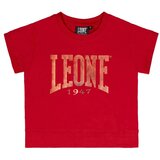 Leone 1947 Majice s kratkimi rokavi Girl Crewneck Sporty Rdeča Cene