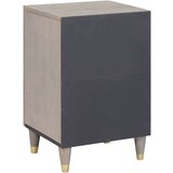 vidaXL Kopalniška omarica Siva 38 x 33 x 58 cm Trden mangov les | Shoptok.si
