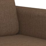  2-dijelni set sofa s jastucima smeđi od tkanine | shoptok.hr
