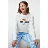 TRENDYOLMILLA Ženski set pidžame Thmaw25Pt00171, Beli | Eponuda.com