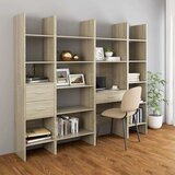 Ormarić za knjige boja hrasta sonome 40 x 35 x 180 cm iverica | shoptok.hr