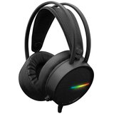 Oblivion gaming oprema Gaming Slušalice sa mikrofonom White Shark OCELOT 50mm/Multiplatform/LED/Crna Cene