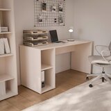 CARRYHOME PISALNA MIZA leseni material peščene barve | Shoptok.si