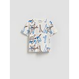 Reserved Pamučna majica - krem | shoptok.hr
