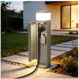 Brilagi Spoljašnja lampa sa 2 SCHUKO PILLAR utičnice 1xG9/11W/230V IP44 siva Cene