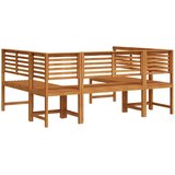  Set vrtne klupe 5 pcs Smeđa Čvrsto drvo akacije | shoptok.hr