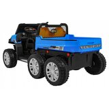 Traktor na akumulator Farmer - dvosedežni - moder | Shoptok.si