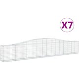  Lučne gabionske košare 7 kom 400x30x60/80 cm pocinčano željezo | shoptok.hr